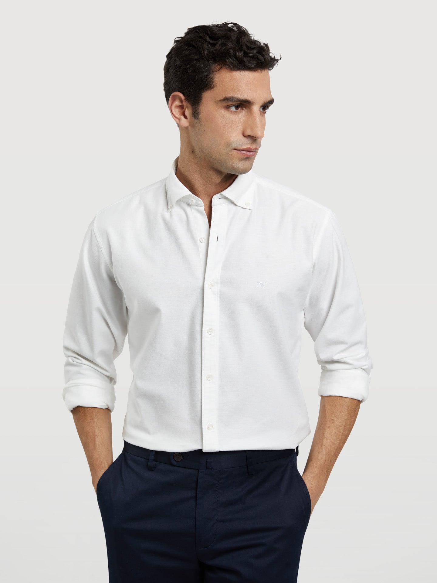 Mens slim fit oxford shirt online